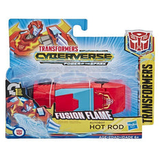Transformers Cyberverse Action Attackers: 1-Step Changer Hot Rod Action Figure