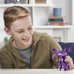 Transformers Cyberverse Action Attackers: 1-Step Changer Shockwave Action Figure -Repeatable Shock Blast Action Attack