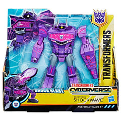 Transformers Cyberverse Action Attackers Ultra Class Deception Shockwave Action Figure - Repeatable Shock Blast Move