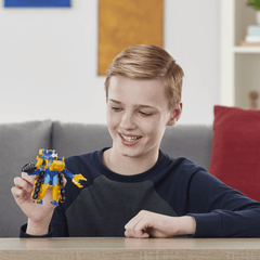 Transformers Cyberverse Spark Armor Sky-Byte Action Figure - Combines with Driller Drive Spark Armor vehicle to Power Up