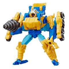 Transformers Cyberverse Spark Armor Sky-Byte Action Figure - Combines with Driller Drive Spark Armor vehicle to Power Up