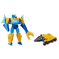 Transformers Cyberverse Spark Armor Sky-Byte Action Figure - Combines with Driller Drive Spark Armor vehicle to Power Up