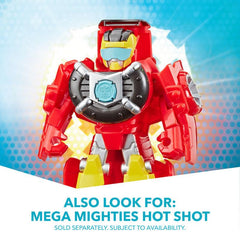 Transformers Playskool Heroes Mega Mighties Transformers Rescue Bots Academy Optimus Prime Figure 10-inch Figure