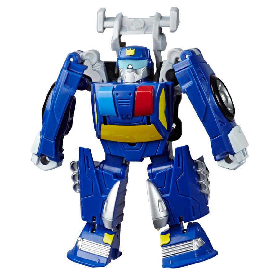 Transformers Playskool Heroes Rescue Bots Academy Chase-Police Bot Converting Toy, 4.5-Inch, For Kids Ages 3&Up