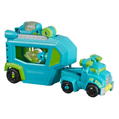 Transformers Rescue Bots Academy Command Center Hoist, Converting Action Figure Toy, Trailer, Light-Up Accessory