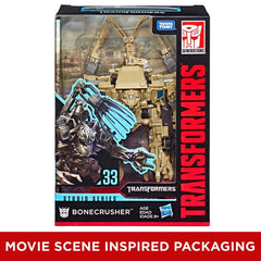 Transformers Studio Series 33 Voyager Class Movie 1 Bonecrusher Action Figure
