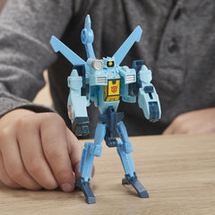 Transformers Toys Cyberverse Action Attackers: 1-Step Changer Autobot Whirl Action Figure, Kids Ages 6 and Up