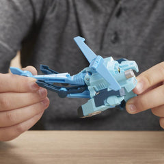 Transformers Toys Cyberverse Action Attackers: 1-Step Changer Autobot Whirl Action Figure, Kids Ages 6 and Up