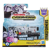 Transformers Toys Cyberverse Action Attackers: 1-Step Changer Megatron Action Figure - Repeatable Fusion Mega Shot Action Attack Move