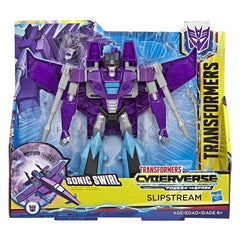 Transformers Toys Cyberverse Action Attackers Ultra Class Slipstream Action Figure - Repeatable Sonic Swirl Action Attack