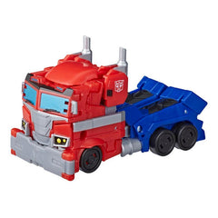 Transformers Toys Cyberverse Deluxe Class Optimus Prime Action Figure, Built a Figure, For Kids Ages 6 & Up