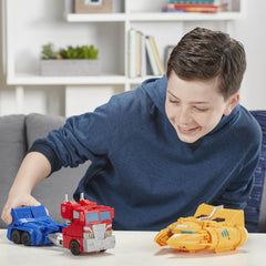 Transformers Toys Cyberverse Spark Armor Ark Power Optimus Prime Action Figure - Combines with Ark Power Vehicle to Power Up