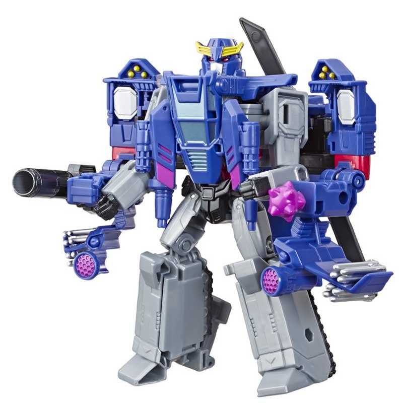Transformers Toys Cyberverse Spark Armor Megatron Action Figure - Combines with Chopper Cut Spark Armor vehicle to Power Up