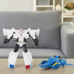 Transformers Toys Cyberverse Spark Armor Prowl Action Figure - Combines with Cosmic Patrol Spark Armor vehicle to Power Up