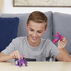 Transformers Toys Cyberverse Spark Armor Shockwave Action Figure - Combines with Solar Shot to Power Up