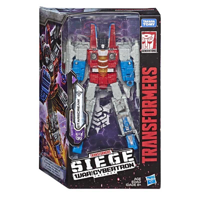 Transformers Toys Generations War for CybertronVoyager WFC-S24Starscream Action Figure - Siege Chapter