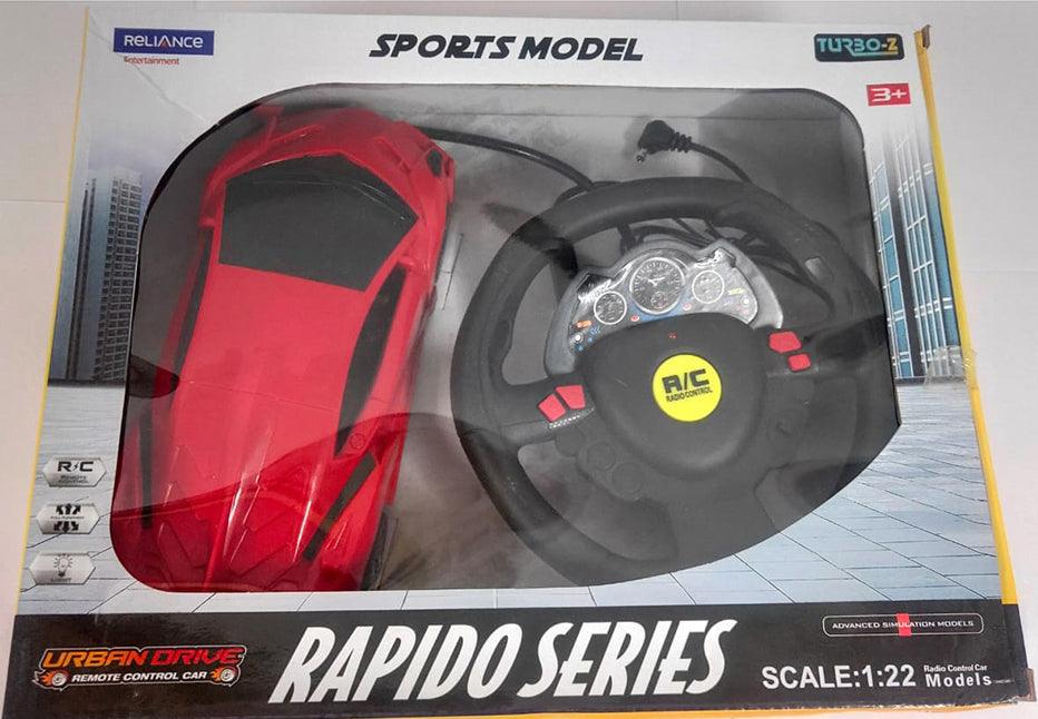 TurboS 1:22 Remote Control Rapido Smoke, Red