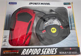 TurboS 1:22 Remote Control Rapido Smoke, Red