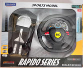TurboS 1:22 Remote Control Rapido Thunderbolt, Black
