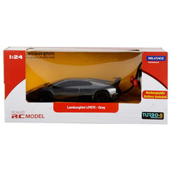 TurboS 1:24 Remote Control Lamborghini LP670 Licensed Toys Car, Yellow