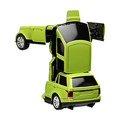 TurboZ TT651B Remote Control Changing Robot Car, Green