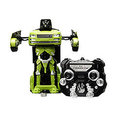 TurboZ TT651B Remote Control Changing Robot Car, Green