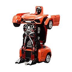 TurboZ TT652C Remote Control Changing Robot Car, Red