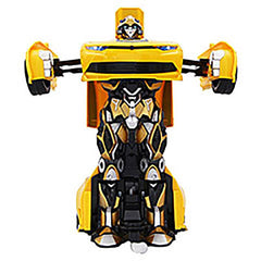 TurboZ TT671A Remote Control Changing Robot Car, Yellow