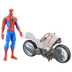 Ultimate Spider-Man vs. The Sinister Six: Titan Hero Series Spider-Man with Spider Cycle