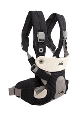 Joie Savvy Baby Carrier Black Pepper - Baby Holder Bag for Newborn & Infants with 4-in-1 Carrying Positions for 0-4 Years