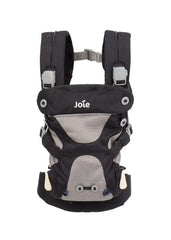 Joie Savvy Baby Carrier Black Pepper - Baby Holder Bag for Newborn & Infants with 4-in-1 Carrying Positions for 0-4 Years