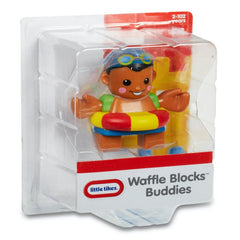 Little Tikes Waffle Blocks Figure Pack - Buddies for Kids 2+ & Above, Swimmer