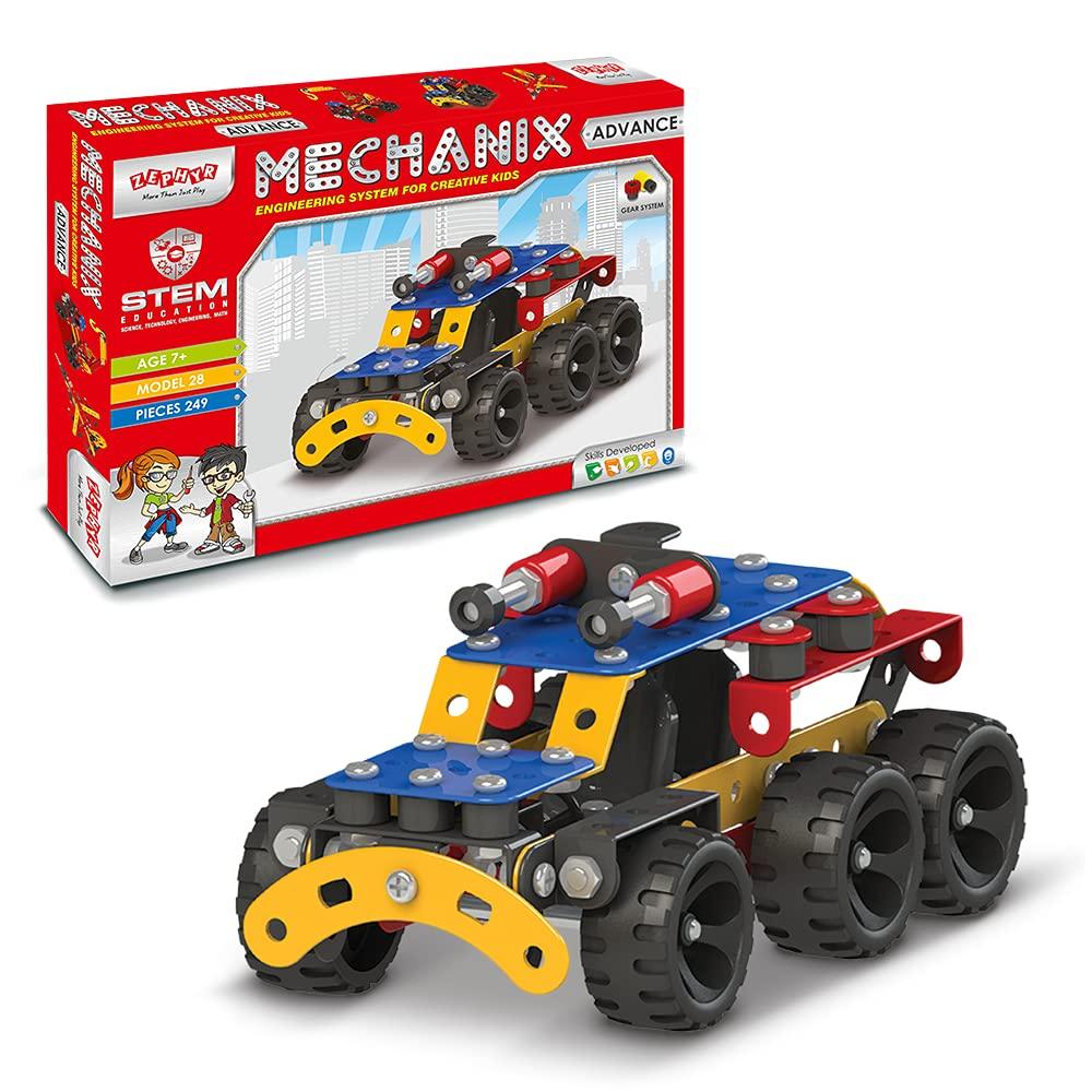 Zephyr Mechanix - Advance Set DIY Mechanical STEM Toy for Ages 7-15 Years