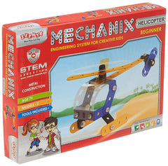 Zephyr Mechanix Beginner - Helicopter Mechanical Construction Toy for Kids Ages 7-12 Years