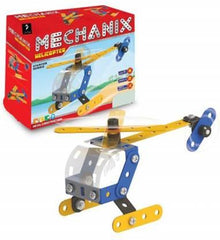 Zephyr Mechanix Beginner - Helicopter Mechanical Construction Toy for Kids Ages 7-12 Years