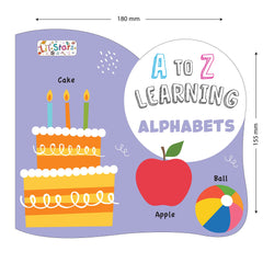 Pegasus A To Z Learning - Alphabet Board Book for Kids Children