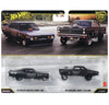 Hot Wheels Premiums Car Culture Plymouth Dual Pack Including 65 Mercury Comet Cyclone & Plymouth Duster Funny Car 1:64 Scale Toy Car Collectors
