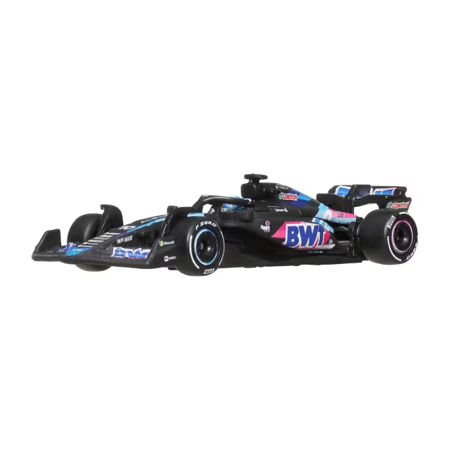 Hot Wheels Race Team BWT Alpine F1 A524 (#10) 1:64 Scale Premium Die-Cast Formula 1 Collectible Toy Race Car with Real Riders Tires & Metal/Metal Body & Chassis for Collectors