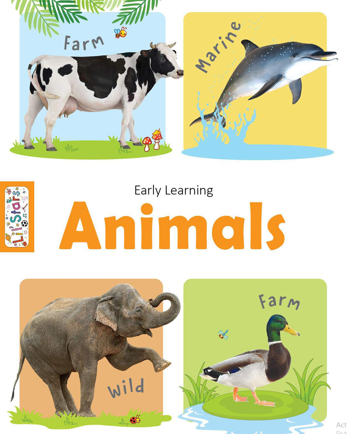 Pegasus Early Learning Animals - Board Book