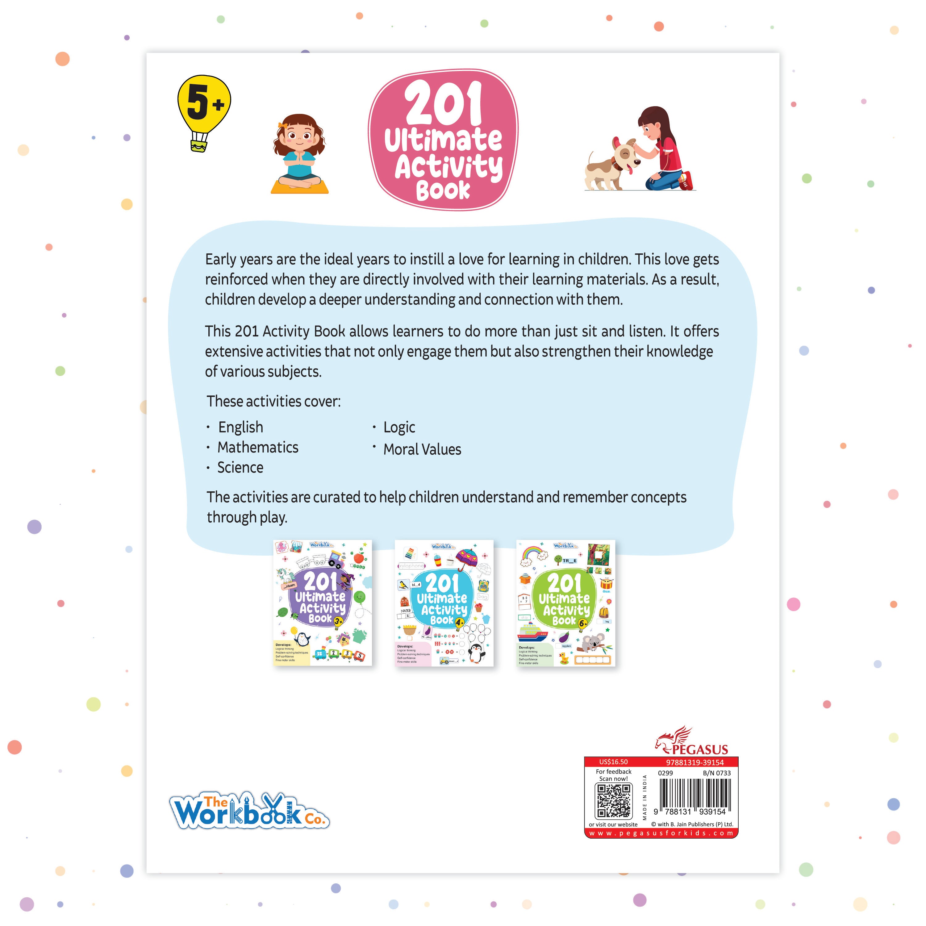 Pegasus 201 activity book 5+ for Kids