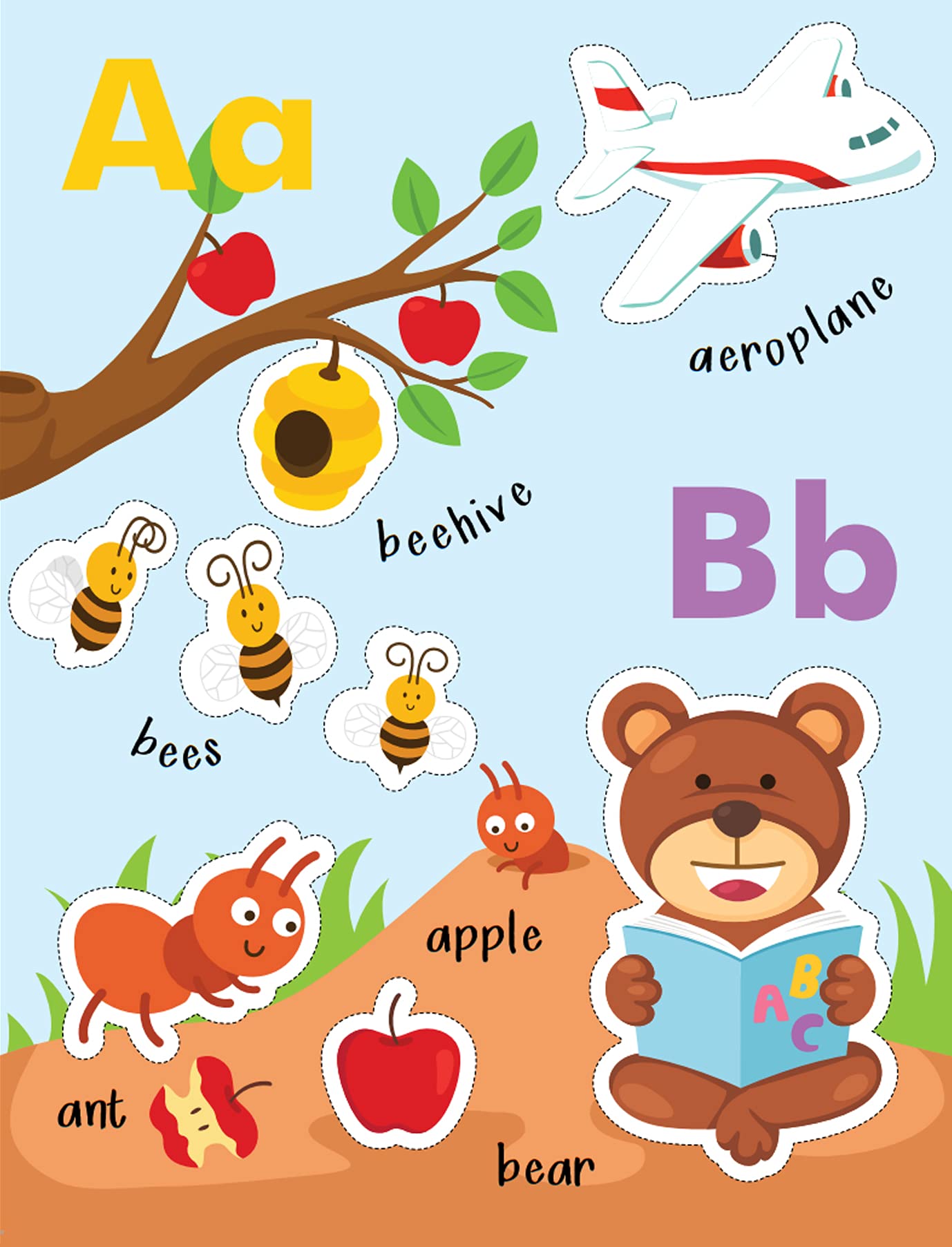 Pegasus ABC Sticker Book for Kids