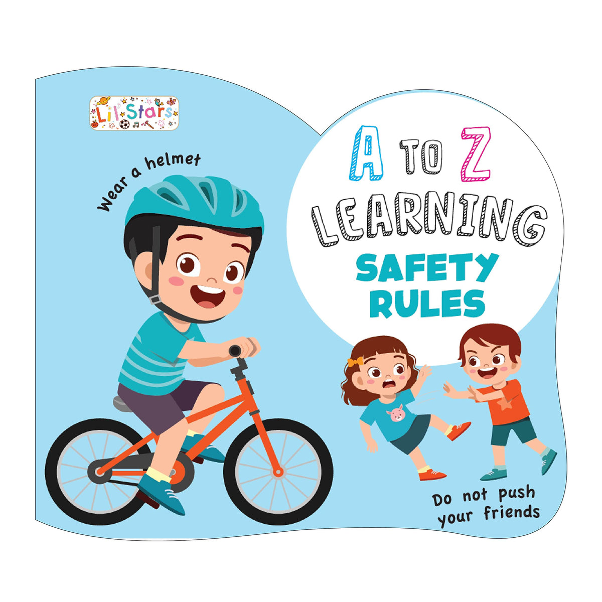 Pegasus A To Z Learning - Safety Rules Board Book for Kids Children