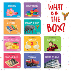 Pegasus My First Library Box-Set of 10 Preschool Board Books