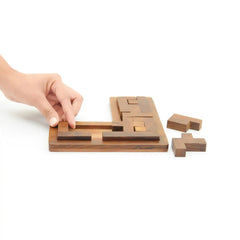 Mittimate Wooden L-Shaped Pentomino Puzzle – Brain-Boosting Jigsaw Game for Kids (6+) | Fun, Learning & Perfect Birthday Gift
