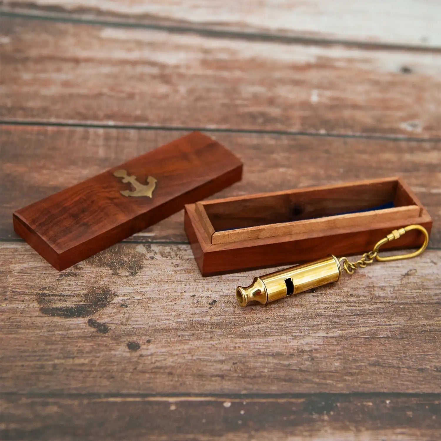 Mittimate Premium Brass Nautical Whistle – Antique Maritime Whistle for Kids | Perfect for Referees, Coaches, Camping & Emergencies