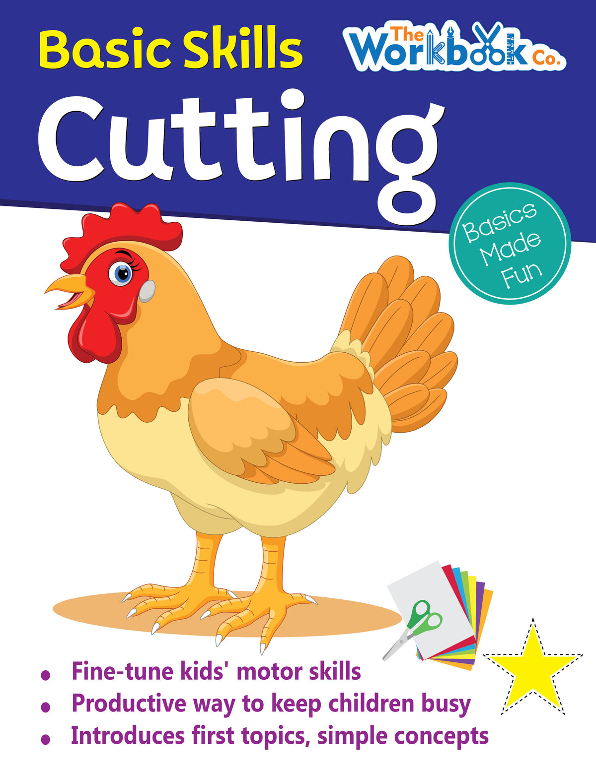 Pegasus Cutting - Basic Skill Activity Book For Kids