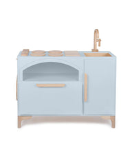 Kiddies Kingdom Essential Play Kitchen - White, Pink, Blue, Green Imaginative Play For Ages 3 and Above