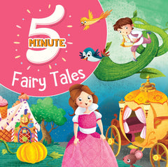 Pegasus 5 Minute Fairy Tales - Premium Quality Padded & Glittered Book