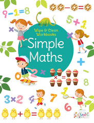 Pegasus Simple Maths - Wipe & Clean Workbook with free Pen