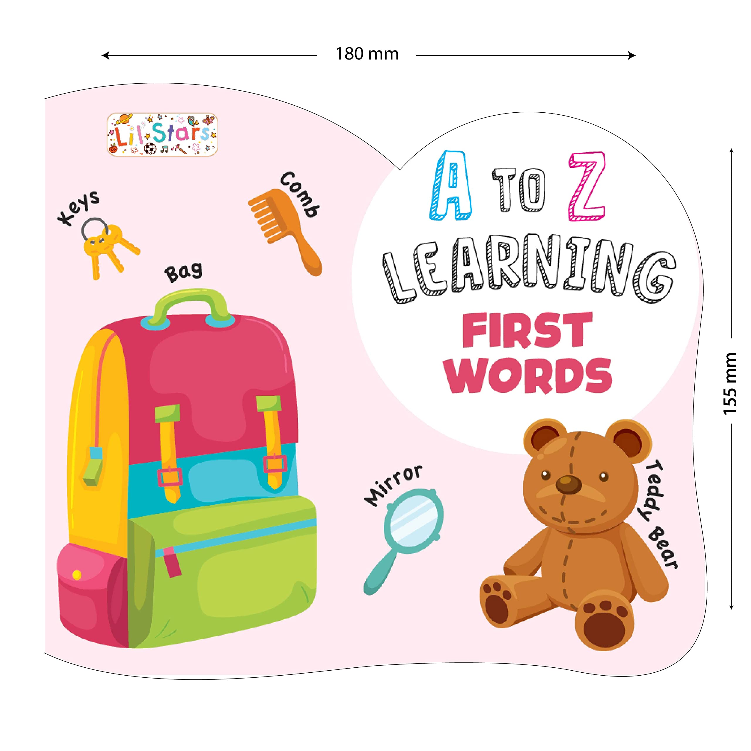 Pegasus A To Z Learning First Word Board Book for Kids Children